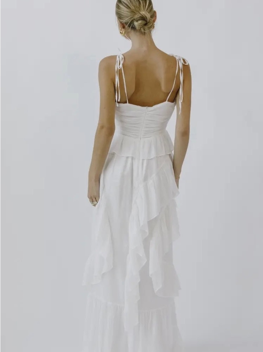 Boho Maxi Ruffle Dress - Picture 2 of 2
